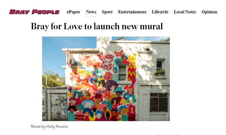 Bray People - Bray for Love to launch new mural